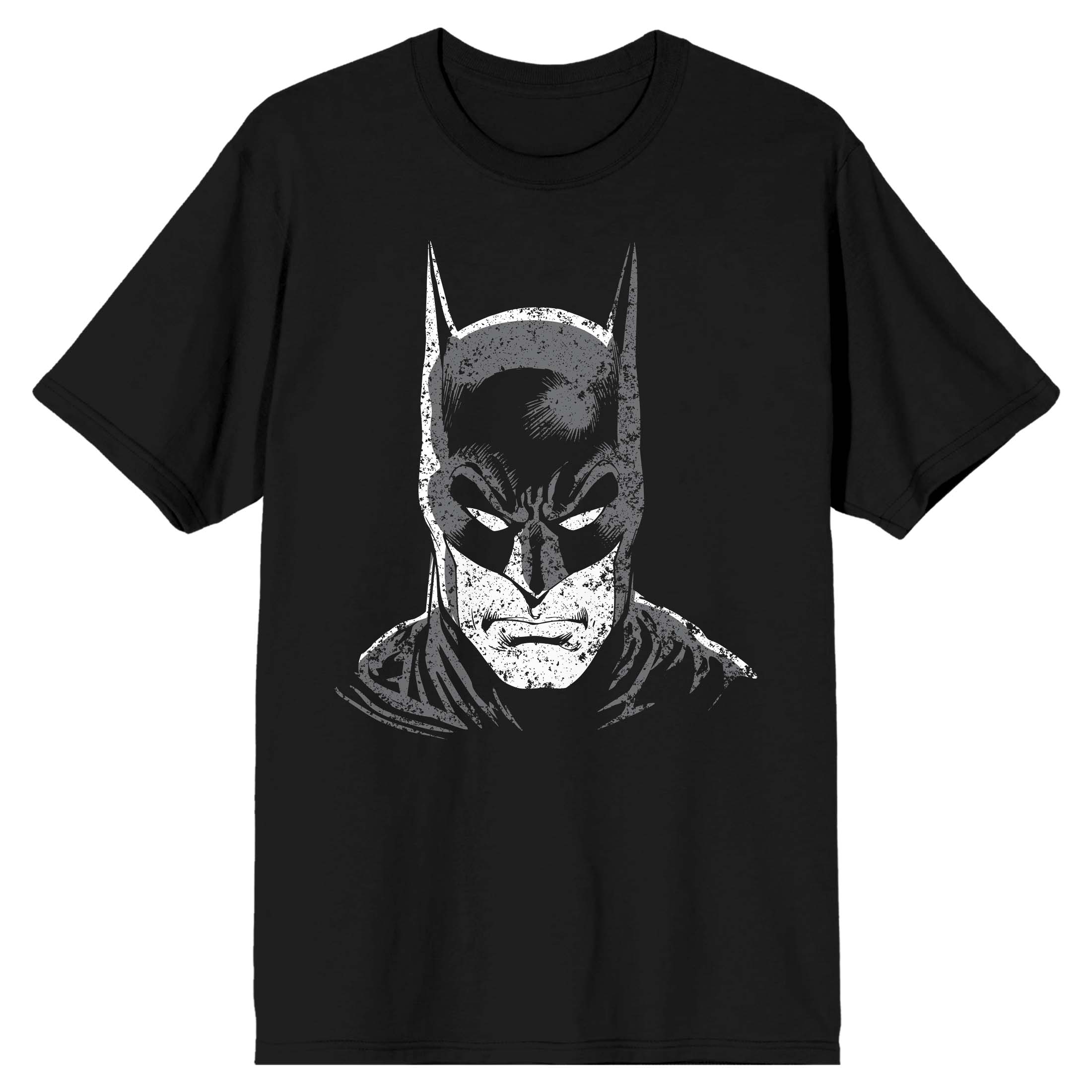 DC Comics Batman Head Gotham Black TShirt