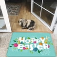 thumbnail image 1 of Dvkptbk Easter Day Door Mat - Front Door Mat - Bath Rug Super Absorbent Dry - Rubber Backing Non Slip Washable Bathroom Floor Mats -Green 16X24 In Easter Decorations, 1 of 8