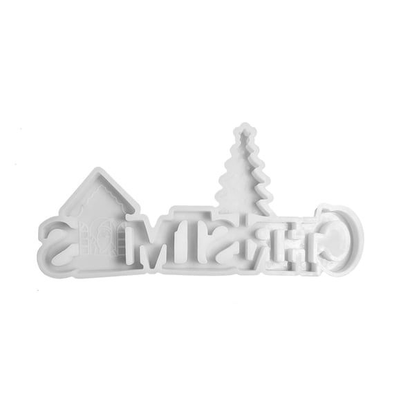 DIY Silicone Mold for Christmas Cement Gypsum – Ornaments Resin Craft Star Hole Punch, Silicone Mat Baking Supply