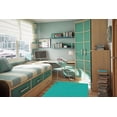 thumbnail image 2 of Fun Rugs KD Rectangle Turquoise Nylon Kids Rug, 2 of 2