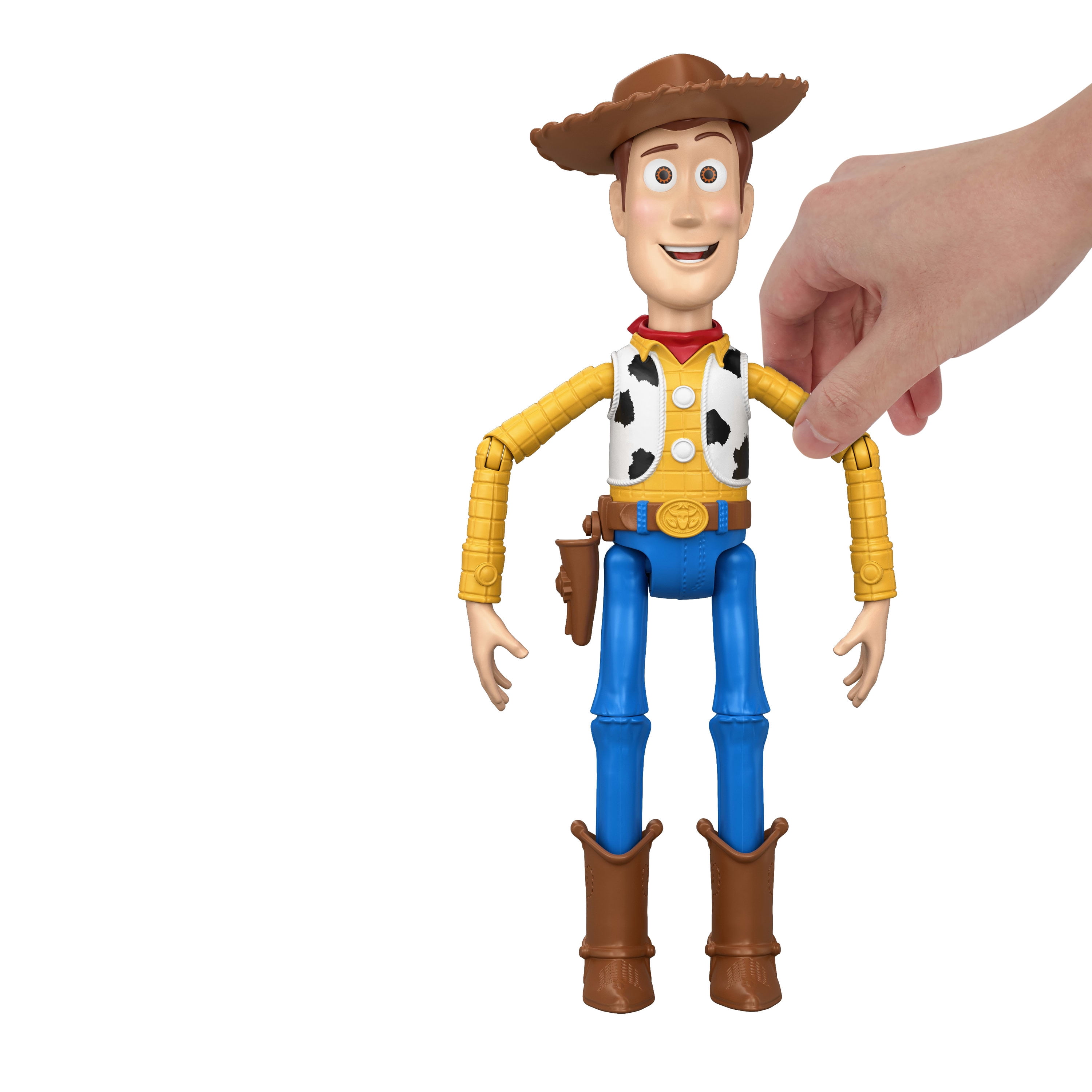 Figurine articulée de Woody rapide comme l’éclair d’Histoire de jouets 5 Disney et Pixar de 30,5 cm, plus de 50 sons