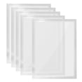 thumbnail image 1 of Unique Bargains 12"x17" Magnetic Display Frame A3 Adhesive Magnetic Sign Holder Silver 5 Pack, 1 of 5