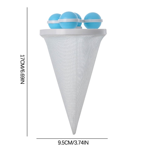 TIMIFIS Lint Catcher Floating Lint Hair Catcher,Washing Machine Float Filter Bag Filter Hair Remover Cleaning Decontamination Laundry Ball Clothes Wash Ball Household Cleaners