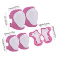 thumbnail image 3 of Kids Bike Helmet Set Skateboard Knee Pads,Protective Gear Set Knee Pads Elbow Pads Wrist Guards Set Protective Gear Set for Roller Skates Cycling Bike Skateboard Inlines Skating Scooter Riding Sports, 3 of 6