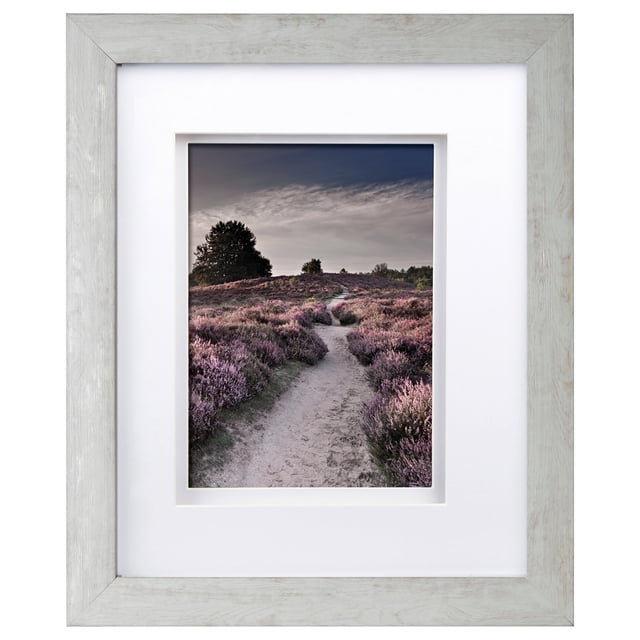 Hometrends Obis 11x14in Float Style Pink Pearl Photo Decorative Wall Picture Frame, Wall Frame