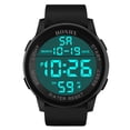 thumbnail image 3 of (2-Pack) Rinsvye Men Digital Wrist Sport Womens Watch with Numbers Analog Watch Men's Watch Wrist Stop Watch Digital Watch Classic Digital Watch Countdown Timer Watch, 3 of 3