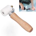 thumbnail image 3 of Rouleau de Joints en PTFE Résistant aux Hautes Températures (280 °C) avec Poignée Ergonomique en Hêtre, Roue HSS Φ32 mm x 40 mm, Conception à Double Roulement pour un Soudage Stable de la Membrane Imperméable en PVC et du Film de Bâche - Efficace, 3 of 7