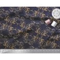 thumbnail image 3 of Soimoi Modal Satin Fabric Filigree Damask Print Fabric by the Yard 42 Inch Wide, 3 of 3