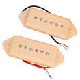 thumbnail image 4 of lionlar Soapbar P90 Guitar Pickup Neck&Bridge for LP Guitar Replacement Cream, 4 of 8