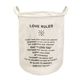 thumbnail image 4 of BKER Patterned Linen Laundry Hamper Without Lid Large Open Top Dirty Stylish And Breathable Fabric For Bedroom Or Bathroom Easy And Durable Design, 4 of 5