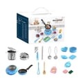 thumbnail image 1 of Kid Cooking Sets Real Mini 22Pcs Toy Accessories Food-Grade Steel Kids Cooking Real Set,Childrens, 1 of 8
