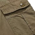 thumbnail image 3 of Mefallenssiah Pantalon Décontracté Uni à Poches pour l'Extérieur Pantalon Classique Pantalon de Travail, 3 of 4