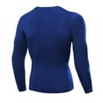 thumbnail image 2 of Promotion Clearance! 1PC Men‘s Compression Shirts Baselayer Crewneck Long-Sleeve Dry Fit T-Shirts Tops Tees Plus Size 6 Colors, 2 of 9