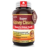 Herba Kidney Cleanse Supplément – 120 Capsules 8 Ingrédients naturels Fabriqués au Canada