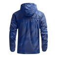 thumbnail image 3 of RXIRUCGD Manteau à Capuche à Fermeture à Glissière à Manches Longues Décontracté et Ample pour Homme, Bleu, Taille : 4TG, 3 of 8