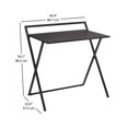 thumbnail image 4 of Hometrends Folding Wood & Metal Desk, 4 of 8