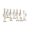 thumbnail image 3 of Birdeem 7Pcs Pearl Flatware Set, Silverware Set- Creative Stainless Steel Flatware Pearl Ceramic Handle Silverware Tableware for Kitchen Hotel Home Steak Knife Dessert Spoon Dishwasher,1 Set, 3 of 6