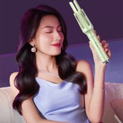 EGNMCR 32MM Automatic Curling Iron Easy-to-use Travel Automatic Curling Iron, Fast Heating Auto Rotating Curing Wand For Curls Waves,4 Tunable Temps Auto Shut-Off Curling Iron