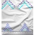 thumbnail image 3 of Soimoi White Rayon Fabric Aztec Geometric Print Fabric by the Yard 42 Inch Wide, 3 of 3