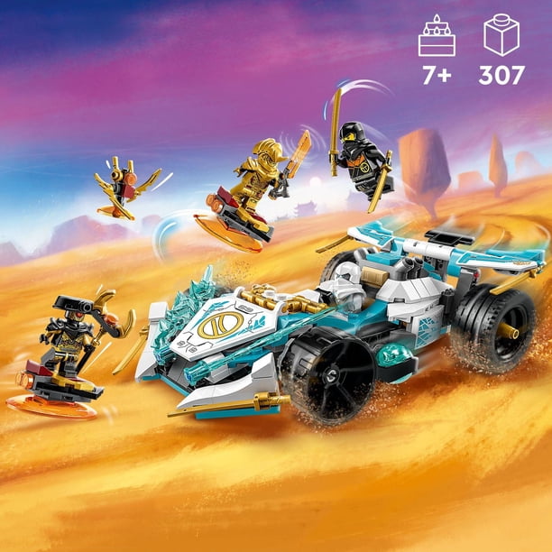 LEGO NINJAGO Zane's Dragon Power Spinjitzu Race Car 71791 Building