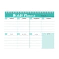 thumbnail image 2 of Weekly Planner Notebook 8-Lined Daily Sections 7-Day To-Do List Notepad Fractional Point System for Task Prioritization 25.4 x 19 cm Sturdy Cardboard Backing, 2 of 2
