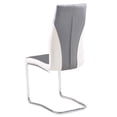thumbnail image 3 of Canadian Dragon Dining Chair Grey & White (Set of 2), 3 of 3
