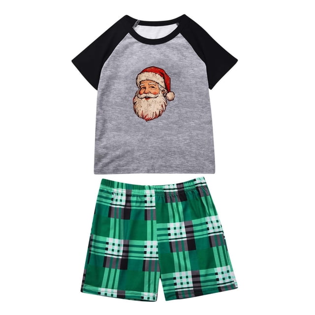 Baby Christmas Pajamas, Parent-Child Plaid Homewear Set
