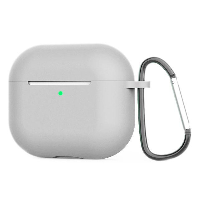 PANDACO Grey Soft Case for AirPods Charging Case (4th Gen)