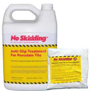 NO SKIDDING Porcelain Traitement du sol en tuile antidérapante 1 C'est vrai.3.78 L) et 1 Boîte de rinçage pour usage intérieur ou extérieur