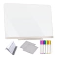 thumbnail image 1 of CJiaWei Magicboard Clear Drawing Board With A Cloth Light Drawing Board With Adjustable Holder And 12 Colorful Pens For Room Store Festival Present (1ml), 1 of 5