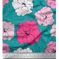 thumbnail image 1 of Soimoi Poly Georgette Fabric Carnation Floral Print Fabric by the Yard 42 Inch Wide, 1 of 1