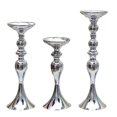 thumbnail image 2 of Becaristey Long Stand Metal Candle Tea Light Holder Vase Flower Candlestick Silver S 1Set, 2 of 6