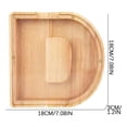 thumbnail image 3 of Danhjin Personalized Wooden Name Money Box Wooden Deposit Box Twenty Six English Letters Room Decor, 3 of 5