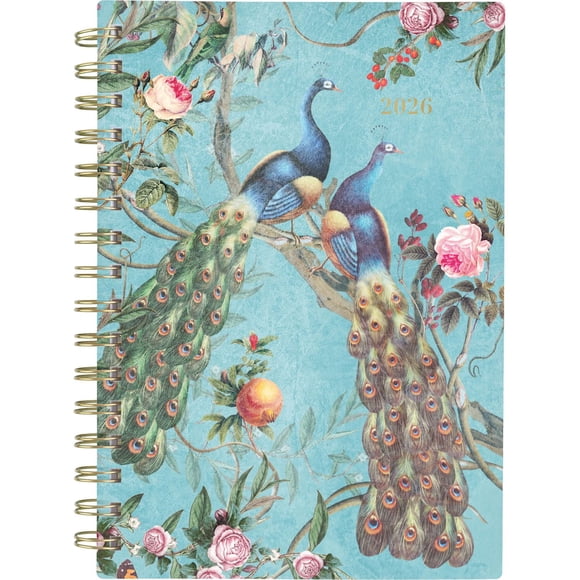 Cambridge® Chinoiserie Peacock Small Weekly Planner