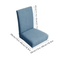 thumbnail image 3 of Thickened Universal Chair Cover, Elastic Dining Chair Protector for Household & Hotel Use, Easy to Clean, Conjoined Sleeve Design for Secure Fit & Improved Efficiency, 3 of 3
