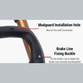 thumbnail image 4 of BOLANY Magnesium Alloy Front Fork for 20-Inch Fat Tire Snow Beach Bikes - Adjustable Suspension, Easy Installation, and Durable Shock Absorption Features for Enhanced Riding Experience, 4 of 6