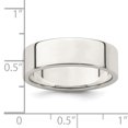 thumbnail image 3 of 925 Sterling Silver 6mm Flat Size 12 Band Ring, 3 of 3