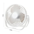 thumbnail image 3 of Boovnll Desktop Fan Quiet Brushless Turbine, Mini Fan, Wall Mounted Usb 3-In-1 Portable Small Fan, 3 of 8