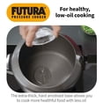 thumbnail image 3 of Futura Hard Anodised Inner Lid Pressure Cooker 2 Liters | Induction Cooker, Small Cooker, Black (IFP20) - For 2 Or 3 Persons, 3 of 4