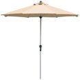 thumbnail image 4 of Gymax Parasol de Patio Extérieur 9 Pi Parasol de Marché pour Table avec Manivelle 8 Nervures Beige, 4 of 8