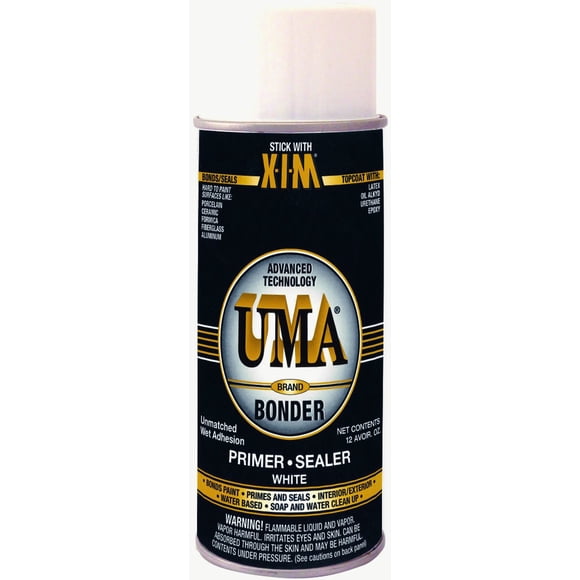 XIM 12 oz Produits 11055 Blanc, Liant Acrylique UMA et Apprêt/vaporisateur Scelleur