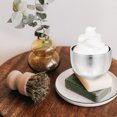 thumbnail image 4 of SHISUYAN 2Pcs Simple Design Men Shaving Bowls Durable Stainless Steel Bowls Silver, 4 of 8