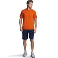 thumbnail image 2 of Russell Athletic Essential 60/40 Performance T-Shirt, XL, Burnt Orange, 2 of 2