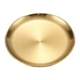 thumbnail image 2 of Stainless Steel Plate 10 in Round Thickened Barbecue Disc Cake Western Dessert Serving Plate, 2 of 2