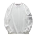 thumbnail image 1 of Chandail Sans Capuche pour Homme, Décontracté, Uni, Manches Longues, Col Rond, Haut Mode, Confortable, Respirant, Doux, Chandail à Enfiler pour Homme, 1 of 2