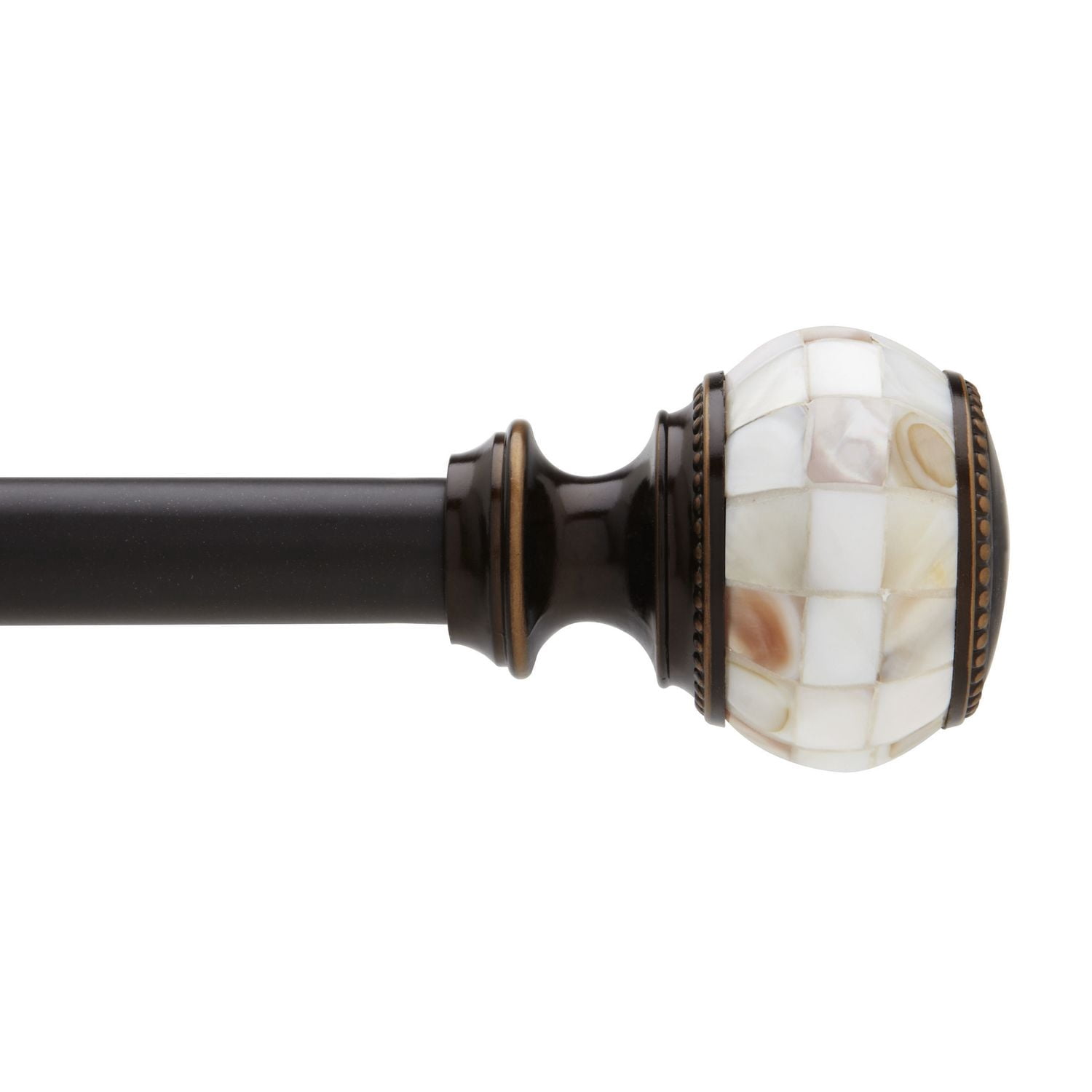 Tringle Mother of Pearl 3/4" de 66" à 120" Bronze