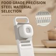thumbnail image 3 of ! TopLLC 6in1 Vegetable Cutter Multi-blade Detachable Cutter Vegetable Cutter Handheld Kitchen Gadget Potato Cucumber Carrot Fruit Vegetable, 3 of 6