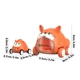 thumbnail image 3 of TIMIFIS Catapult Cars Cute Cartoons Animals Child Catapult Car Mini Inertias Rebounds Car Puzzle Parent-Child Interactive Children's Toy Car Model, 3 of 6