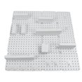 thumbnail image 1 of Pegboard Combination Kit, Space Saving Multifunctional Wall Organizer Storage Rack, DIY Pegboard Display Panel and Accessories for Garage Kitchen Living Room Bathroom Office, 1 of 7