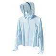 thumbnail image 1 of Posijego Vestes à Capuche Légères pour Hommes Protection Solaire Manches Longues Pêche Randonnée en Plein Air, 1 of 5
